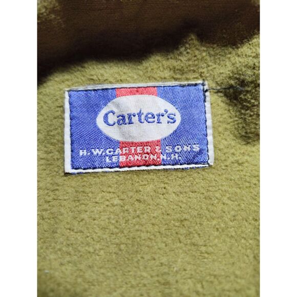 Vintage Carter's Red & Black Wool Hunting Coat Measures Approx. 21" x 31" - Picture 8 of 8